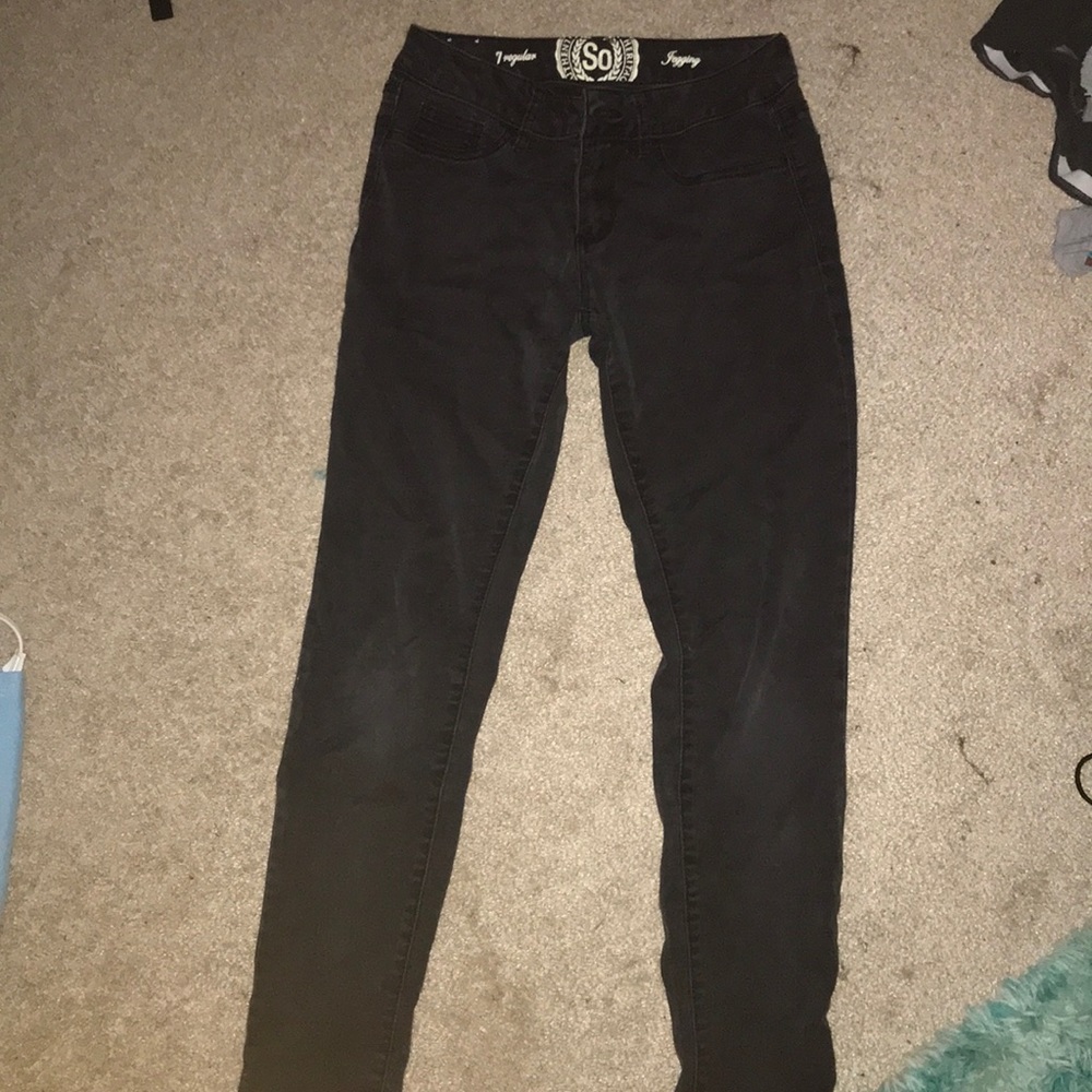 Black Denim Jeans